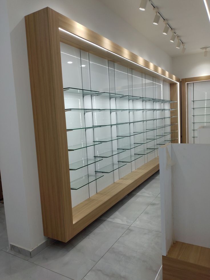 Luxury retail glass storefront